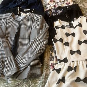 H&M Blazers & Dresses/ 34,36